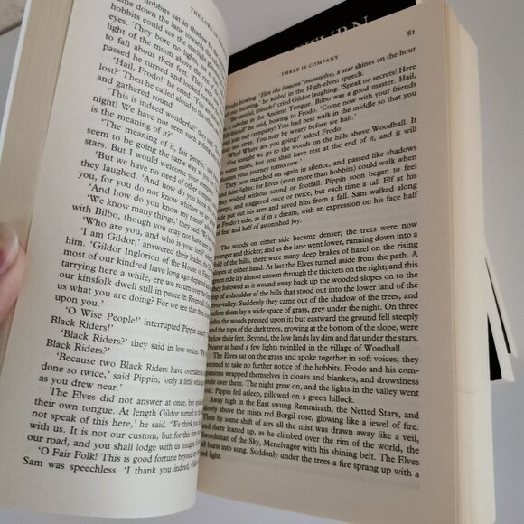 Lord of the Rings Paperback Set of 3 Whole Trilogy J.R.R. Tolkien Classics - Picture 7 of 8